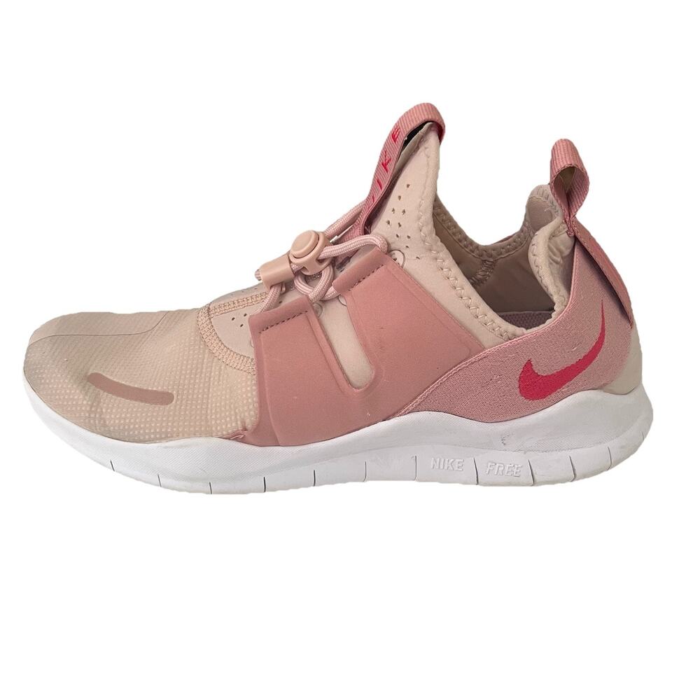 Size 11.5 Nike Free RN CMTR 2018 Pink AA1621-200 Running Shoes Sneakers